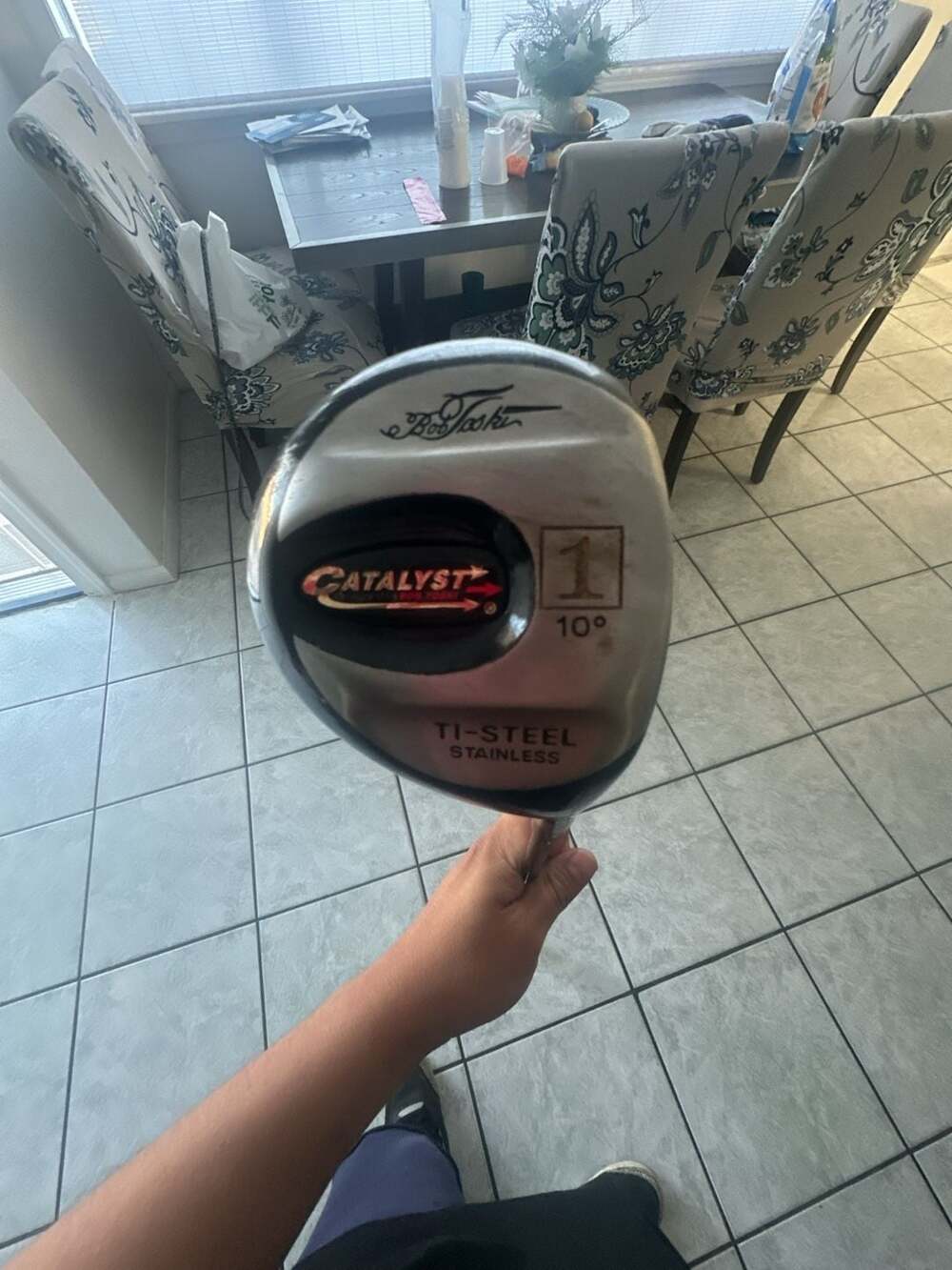 Bob Toski Catalyst 1 Driver 10 Degree Ti-Steel Stainless Golf Club